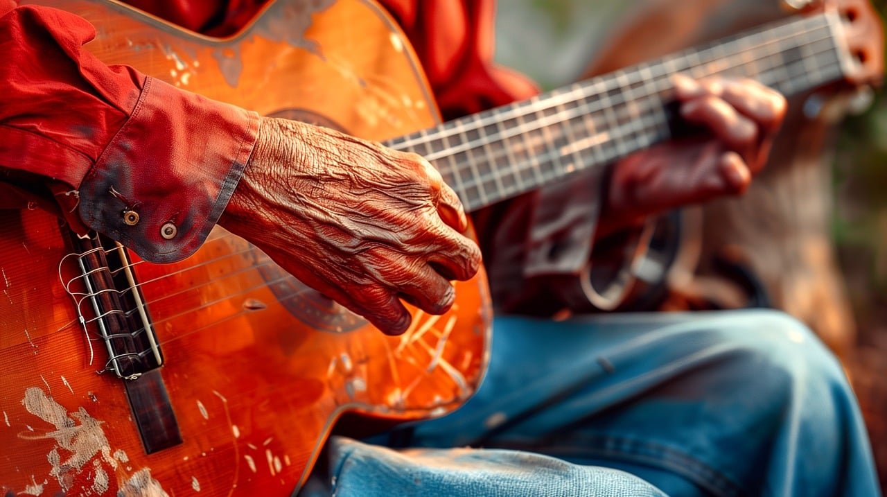 Blues Fingerstyle w A-dur (TAB)